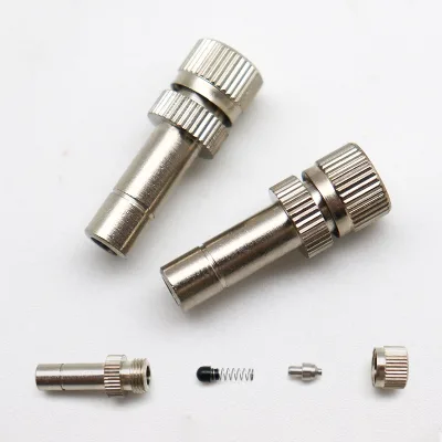 Cozymist Brass Quick Connector Low Pressure Fogging Nozzle for Garden Mister
