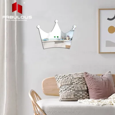 FABULOUS Acrylic Mirror Wall Stickers Hangings for Home Decor Anti-scratch Wall Decoration Mirror