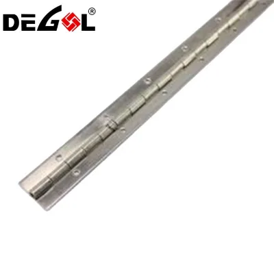 Silent Operation Continuous Friction Torque Piano Hinge Made in China for Pre-Drilled Quick-Install Furniture Projects