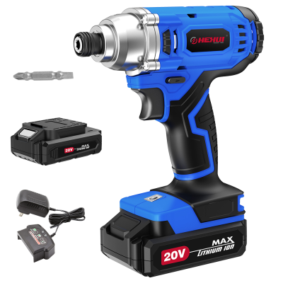 Hehui 2700Rpm Compact Design 120Nm Max Torque Variable Speed Impact Driver BL Motor Impact Screwdriver Li-Ion Impact Driver