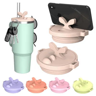 2024 New Product Silicone Material Portable Phone Holder & Cup LIDS Multi-functional Environmental Mobile Phone Placer