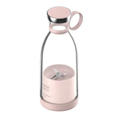 Wholesale 350ml Rechargeable Handheld Wireless Juicer Portable Mini Glass Electric Fruit Blender