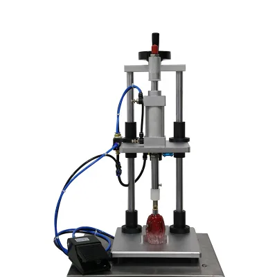 Pneumatic High Speed Perfume Bottle Crimping Machine Small Machines for Home Business