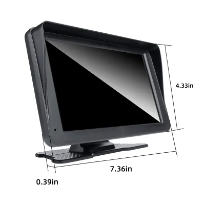 DeYongwang Cross-Border Hot Sale 7-Inch Waterproof 12-24V Car Monitor AHD Truck Reversing Image All-in-One High Definition Night