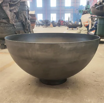 Wood Charcoal Burning Mild Steel Half Sphere Fire Bowl