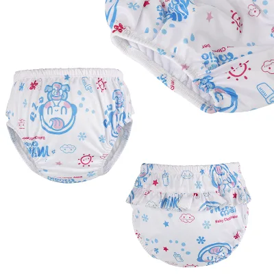 China OEM Custom Cloth Baby Diapers Wholesale Ultra-Soft High Absorption Reusable Baby Diaper Pant