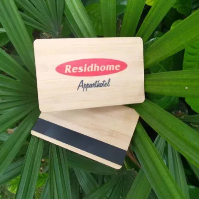 RFID environment-friendly wood custom printing smart card