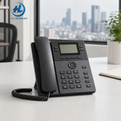 CP-7811-K9 Single-Line Enterprise Business IP Phone | 3.28" Greyscale LCD Wideband Audio PoE VoIP Desktop Phone for Office