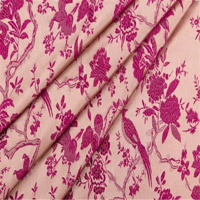 Chinese Supplier Traditional Flower Style Nice Floral Design Cheap Price Good Material Brocade Fabric for Women Nice Bag