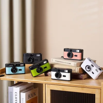 Customizable Medium Format Camera 35mm Roll Film Professional Manual Film Camera Camera With Flash