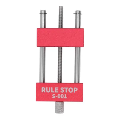 Woodworking Rule Stop Ruler Stopper Stopping Block High Accuracy Aluminium Alloy Tool