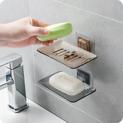 Wall-mounted Drain Hotel Soap Box with No Logo Cross-Border Factory Direct