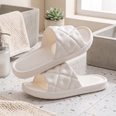 Unisex Open Toe Anti-Slippery EVA Sandals with Thick Soft Cushioning and Lightweight Anti-Odor Sole Fashion Trend for Summer