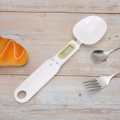 300g/0.1 Digital LCD  Measuring Spoon Scale Electronic Weighing Spoon Scale Household Kitchen Accessory