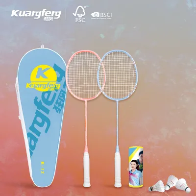 High-Strength Aluminum Badminton Racket Reinforced Frame Lightweight Design Badminton Racket for School Teams