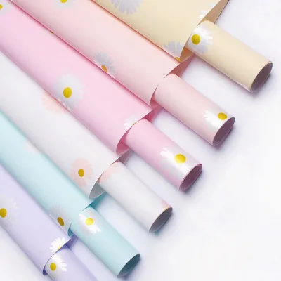 New Product Floral Packaging Small Fresh Thickened Waterproof Flower Package Floral Paper Floral Bouquet Packaging Materials