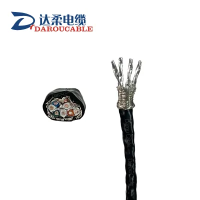 ptfe fluoroplastic insulation high temperature resistant multi-core control cable high temperature resistive cable 4mm