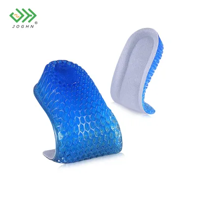 3cm Insole Flannel Heel Heightening Insole Shock Absorption and Pressure Relief Elastic Invisible Inner Heightening Insole