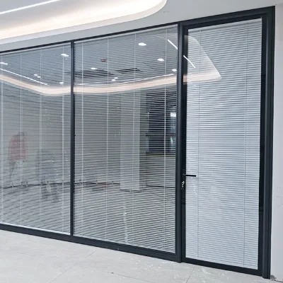 High Impact Aluminum Door Double Glazed Insulated with Soundproof Design for Hospital Bedroom Warehouse Dining