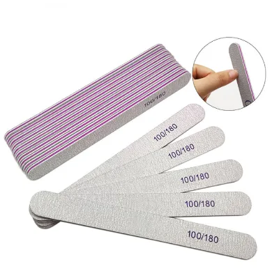 High Quality Professional Nail File Double-Sided  Straight Professional Nail File