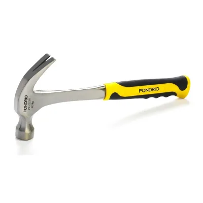 High Quality One Piece Alloy Steel 0.5kg Hammer Heavy Duty with Anti Slip Handle for Carpentry OEM DIY