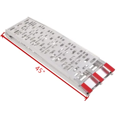 Folding Heavy Duty Loading Aluminum Ramp Outdoor Quality Handling Aluminum Ramp