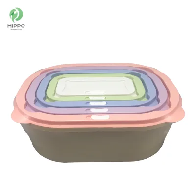 Chinese Cheap Heat Seal 750ml Plastic Food Containers Set Wholesale