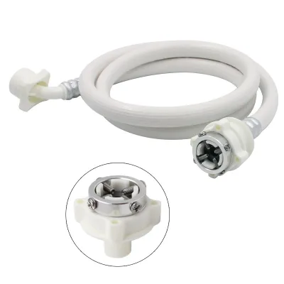 Manufacturer-Generic PVC Washing Machine Inlet Hose Flexible Snap-On Water-Supply Extension Tube Accessories