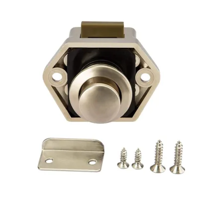 RV Lock Small RV Cabinet Lock Cabinet Door Button Lock RV Handle