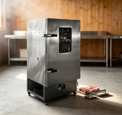 Precise Temp Control Meat Smoke Oven with Wear Resistant Smoke Delivery Pipe for Medium Rural Food Workshop