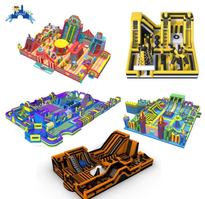 Outdoor Inflatable bouncy castle inflatable park for event