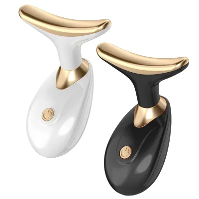 Portable Handheld Wireless Remote Control Massage Device-Multi-functional Facial Neck Firming Massager-Double Chin Reduction