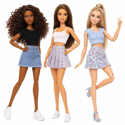 Movable Joint Articulated Fashion Girl Doll Dress up Play for Girls