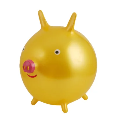 Outdoor Toy Jump Bouncing Ball With Sheep Horn Jumping Ball Jumper Pogo Ball Bouncer Hopper Ball
