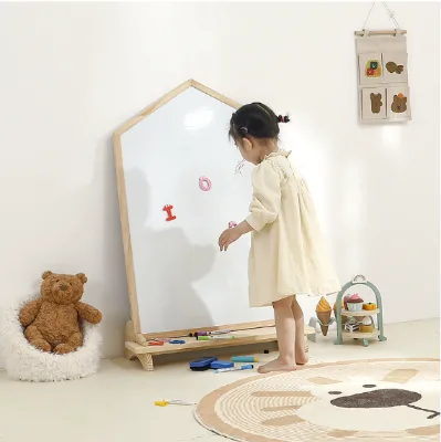 Children's Drawing Board Magnetic Blackboard Baby Graffiti Drawing Small Whiteboard Writing Board Erasable Bracket Drawing Board
