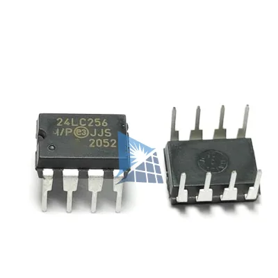 24LC256-I/P   24LC256 SOIC8 256KBIT I2C 2.5V 5.5V 400kHz IC EEPROM Memory 24LC256-I/SN