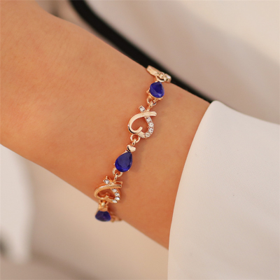 Fashion Micro Inlaid Heart Bracelet Bangles for Couple Gift Bracelet Jewelry