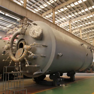 Chemical Reactors 20000L Industrial Packed Bed Titanium Hastelloy Cladding High Pressure Reactor