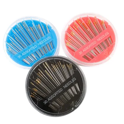 30pcs Premium Hand Sewing Needles Assorted Sizes Large Eye Stitching Needles for Sewing Repair & Embroidery