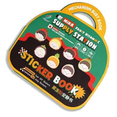 Creative Jelly Sticker Quite Busy Book Montessori Busy Book for Kids and Toddlers
