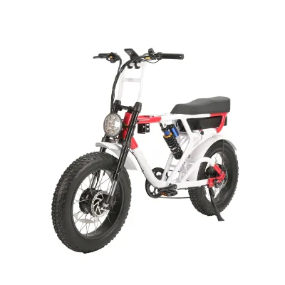 2026 New Retro Super Electric Bike 48v 52v 1500W EBike 20ah 25ah Long-Range Electric Bicycle