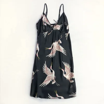 New Trend Women's Elegant Solid Nightdress Sleeveless Strap Nightgown Plus Size Thermal and Breathable