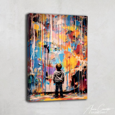 Street Art Prints Framed Modern Pop Art Wall Art Large Pop Culture Art Print