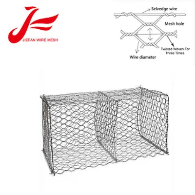 Hexagonal stone gabion wire mesh / PVC Coated Gabion Box / sack gabion wall
