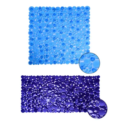 Multicolor Selection Anti Skid Foot Non slip Bathroom Pedestal Toilet Cover Bath Mat Set