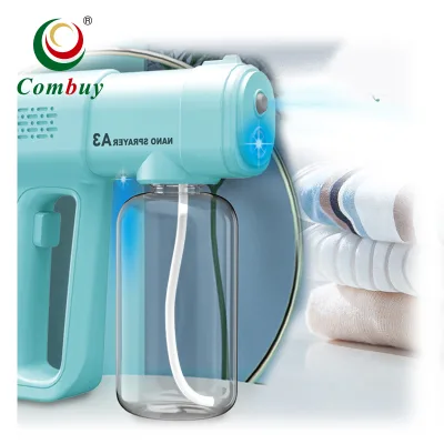 Wireless Hand Held Blue Light Alcohol Nano Mis Machine Atomizer Toys Spray Gun
