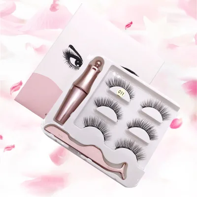 Magnetic Eyelashes 3D Magnetic Lashes Natural False Eyelashes Magnet Lashes Handmade Long Lasting Magnetic Lashes Wholesale