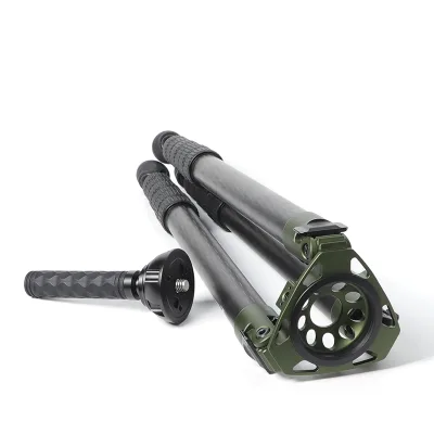 Hunting Equipment,220lbs Heavy Duty Large Carbon Fiber Tripod for Hunting /Camera Video/Telescoping