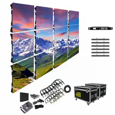 BOSHUO Best Selling P3.91 Outdoor Rental LED Display, 3x4 P3.91 LED Video Wall High-Quality LED Display Pantalla Led