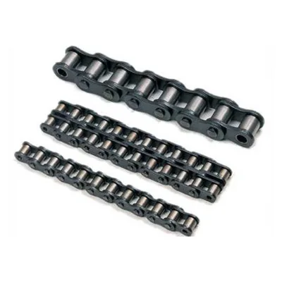 Simplex Short Pitch Carbon Steel Roller Chain 40 50 60 80 Industrial Roller Chain for Conveyor & Agricultural Machinery